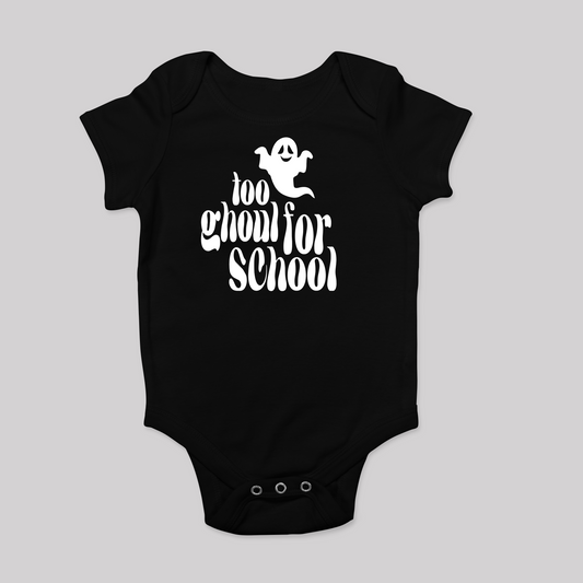 Too Ghoul for School Bodysuit for Babies - Baby Teith