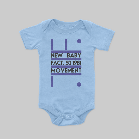 New Baby Bodysuit Inspired by New Order - Baby Teith