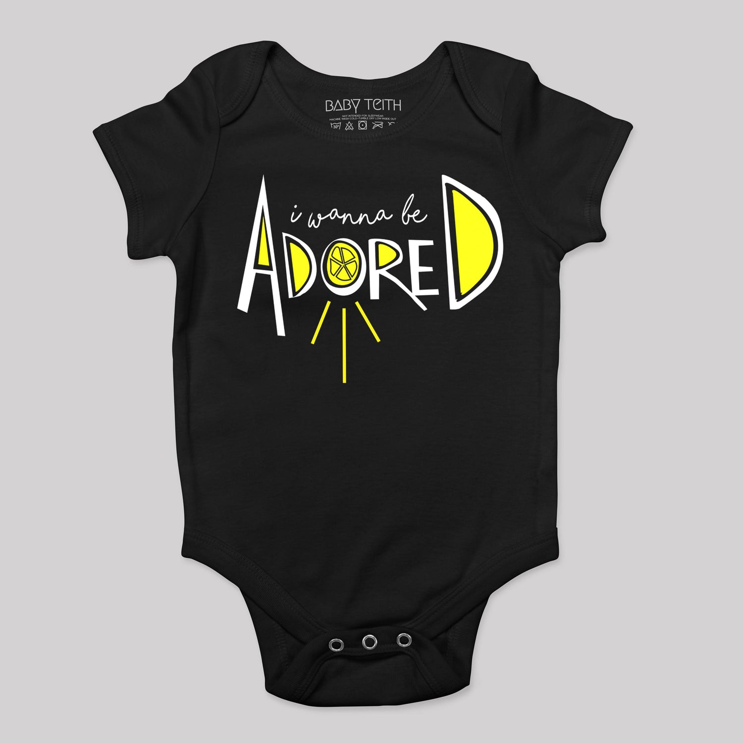 "I Wanna Be Adored" The Stone Roses Inspired Bodysuit - Baby Teith