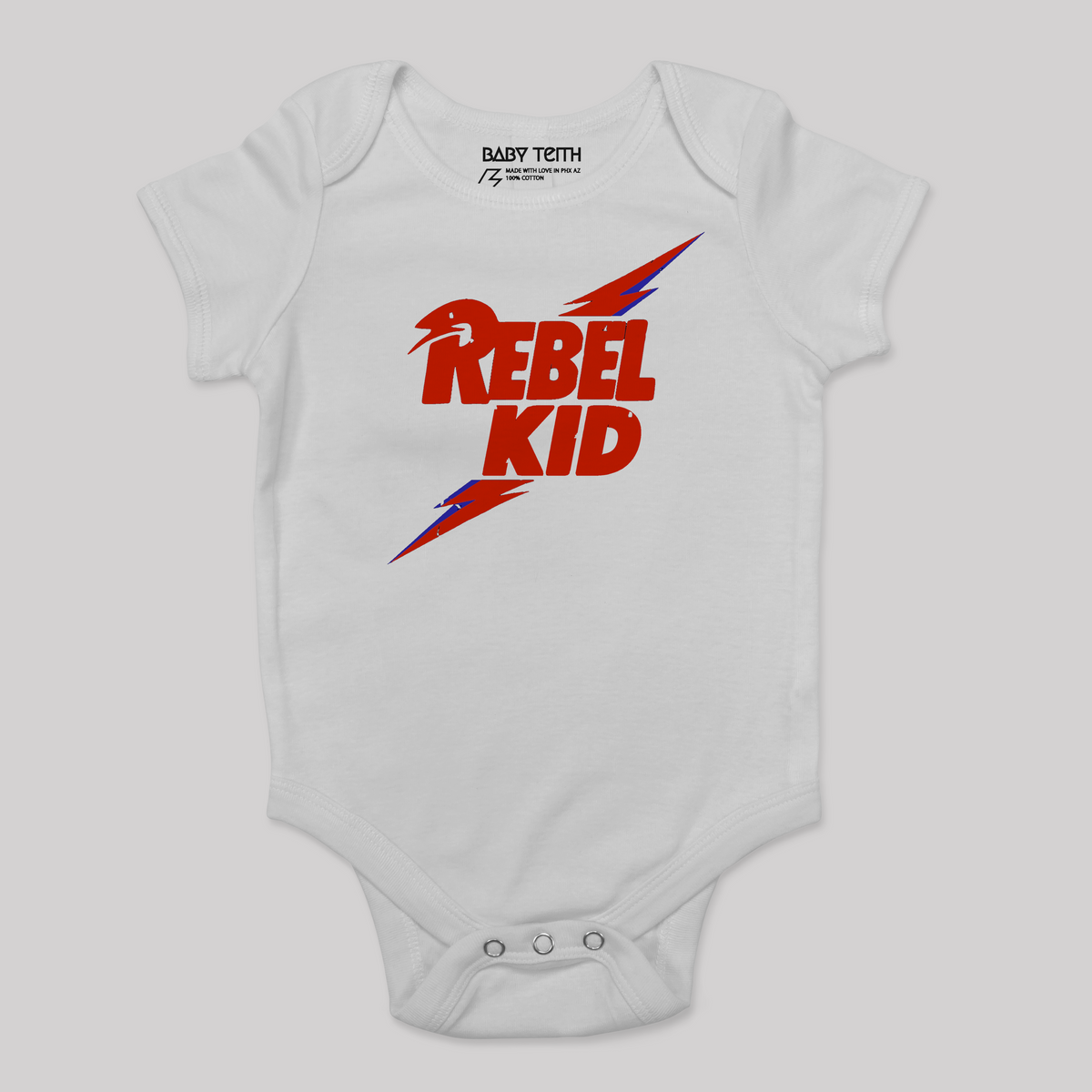 Rebel Kid Baby Bodysuit - Baby Teith