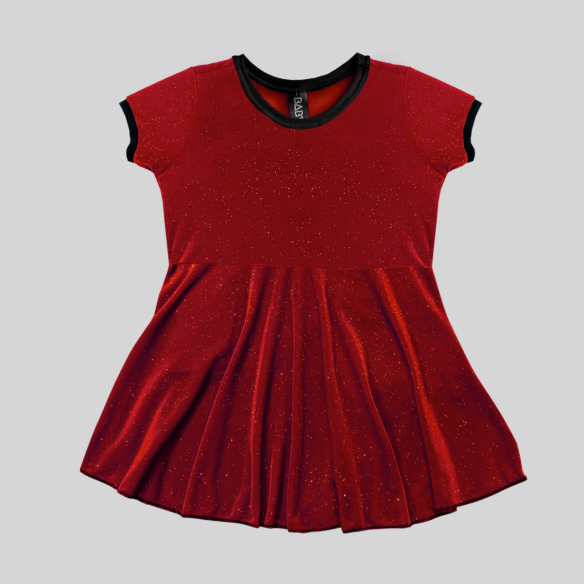 Red Glitter Velvet Dress - Limited - Baby Teith