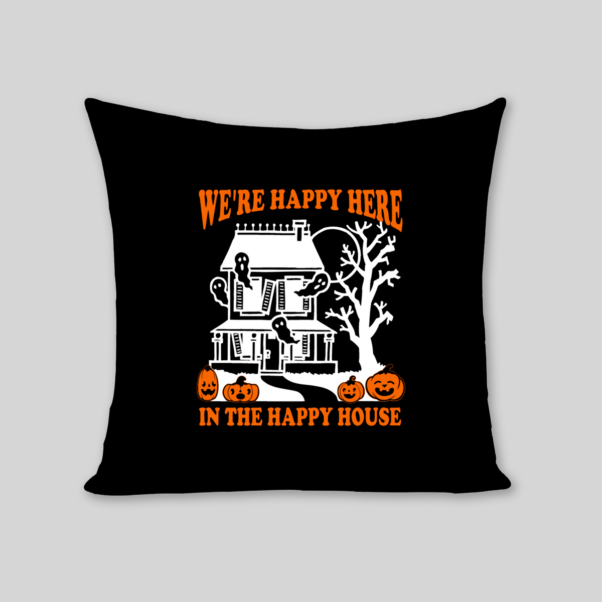 Happy Haunted House Pillow - Baby Teith
