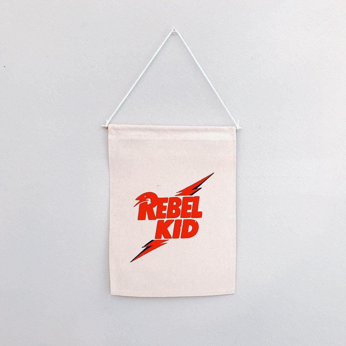 Rebel Kid Canvas Banner - Baby Teith
