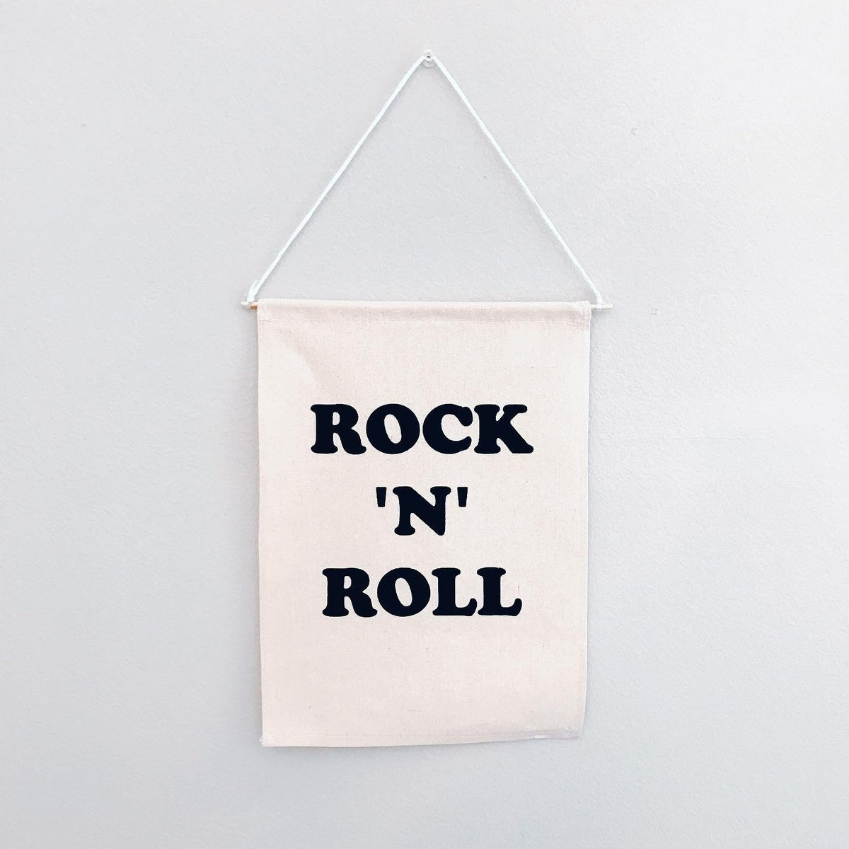 Rock N Roll Canvas Banner - Baby Teith