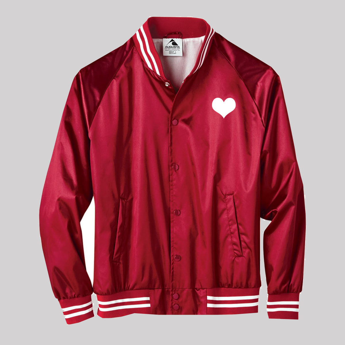 80's Love Songs Satin Unisex Jacket - Baby Teith