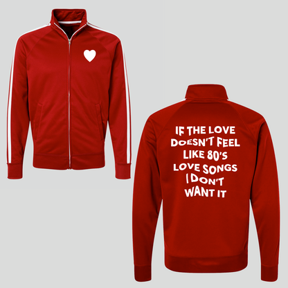 80's Love Songs Track Jacket - Baby Teith