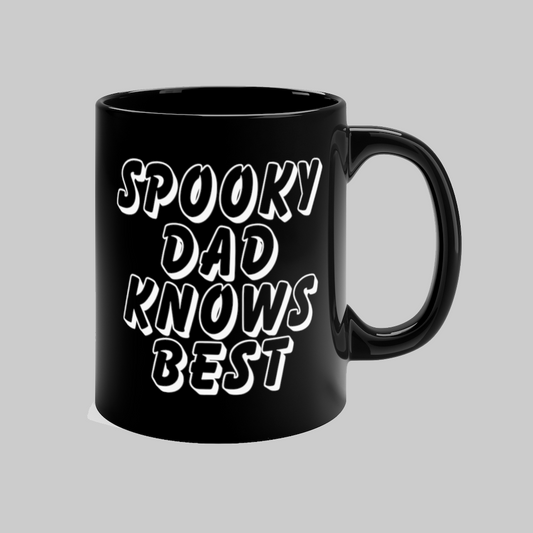 Spooky Dad Knows Best Mug - Baby Teith