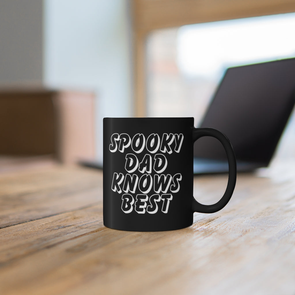 Spooky Dad Knows Best Mug - Baby Teith