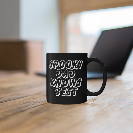Spooky Dad Knows Best Mug - Baby Teith