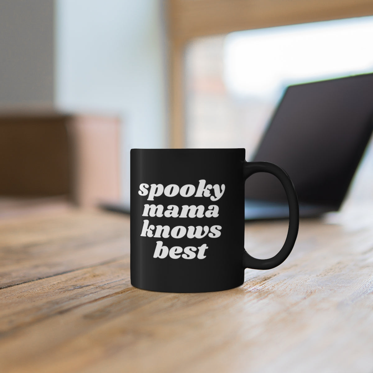 Spooky Mom Knows Best Mug - Baby Teith