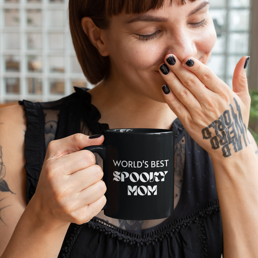 World's Best Spooky Mom Mug - Baby Teith