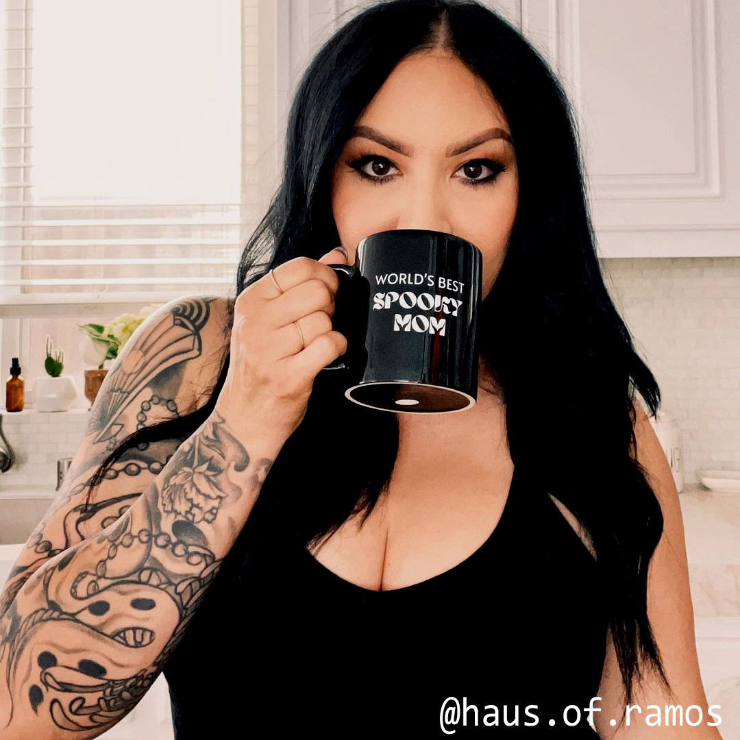 World's Best Spooky Mom Mug - Baby Teith