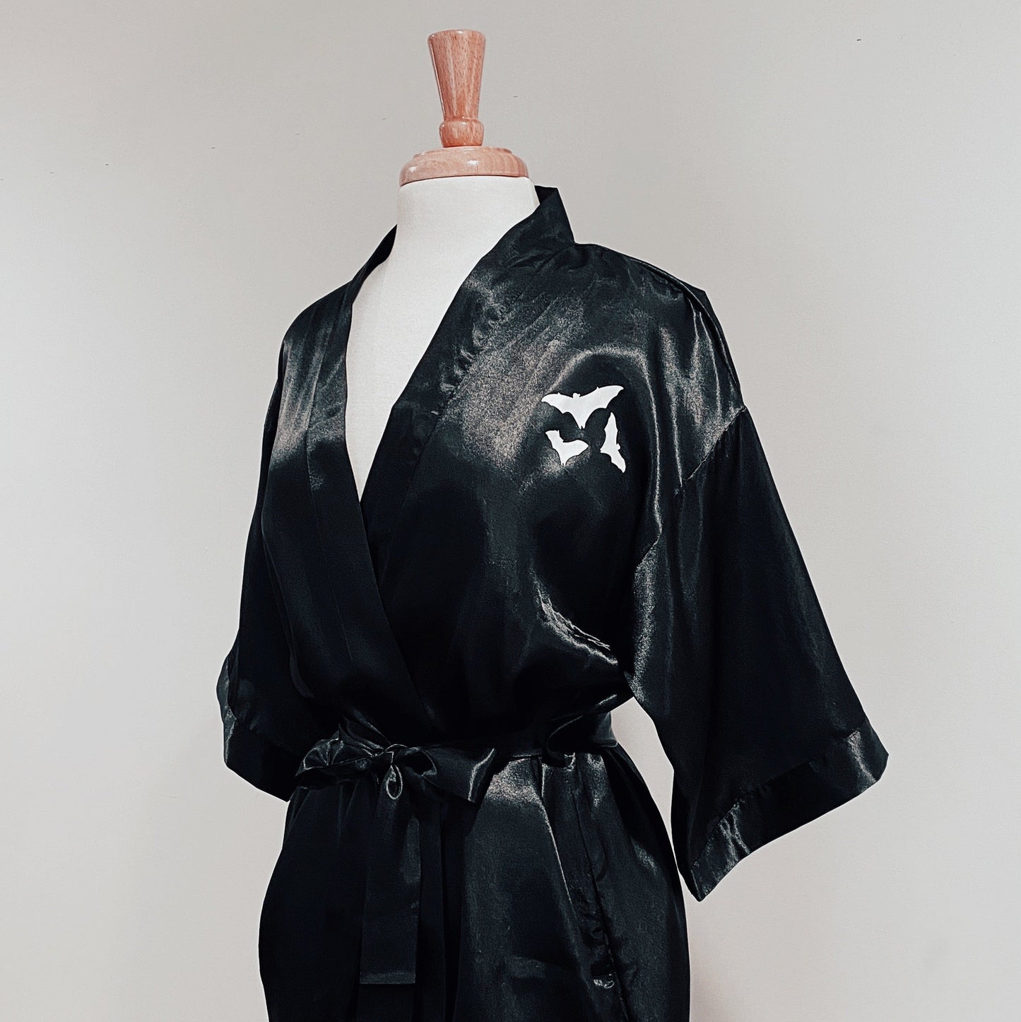 Mama Bat Satin Robe or Swim Cover-up - Baby Teith