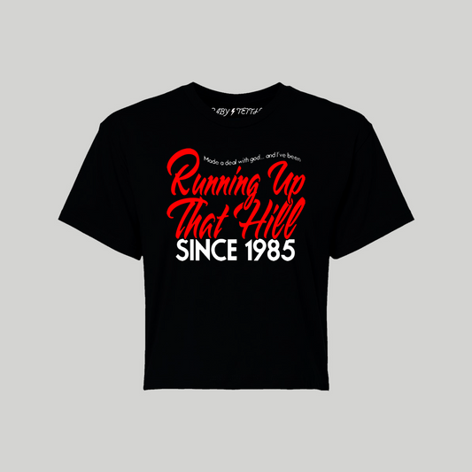 Running Up That Hill Cropped Tee - Baby Teith