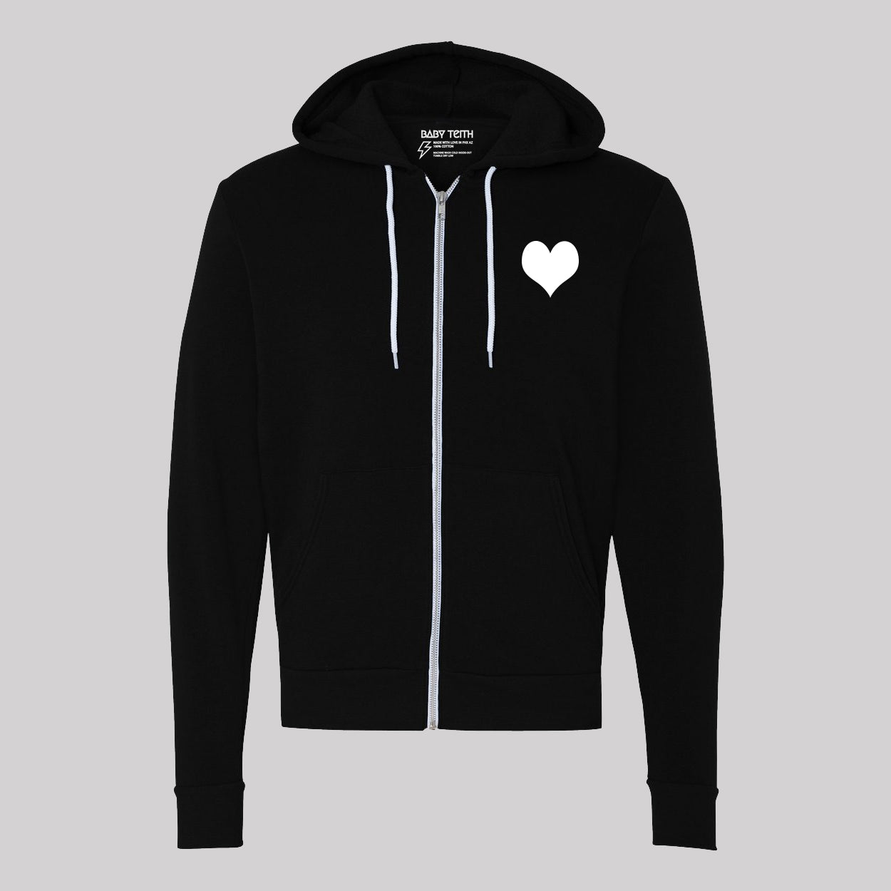 80's Love Songs Unisex Zip-Up Hoodie - Baby Teith