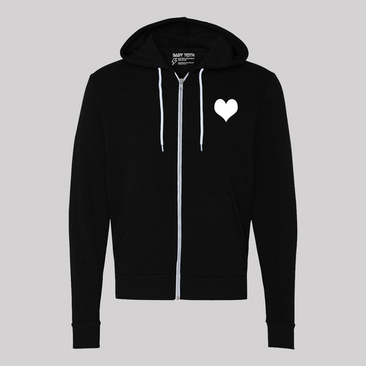 80's Love Songs Unisex Zip-Up Hoodie - Baby Teith