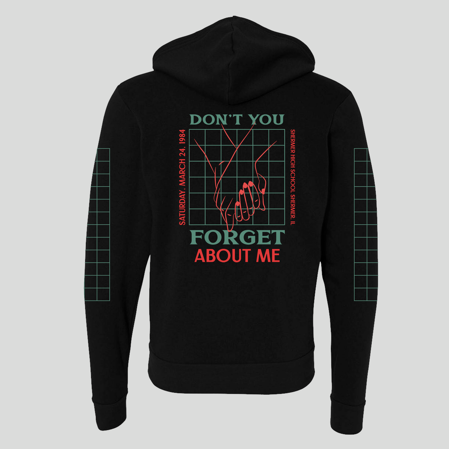 Don't You Forget About Me Unisex Zip-Up Hoodie - Baby Teith
