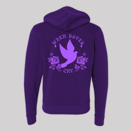 When Doves Cry Unisex Zip-Up Hoodie (2 colors) - Baby Teith