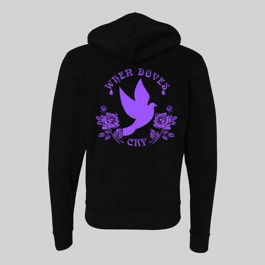 When Doves Cry Unisex Zip-Up Hoodie (2 colors) - Baby Teith