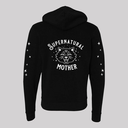 Supernatural Mother Cat Zip-Up Hoodie - Baby Teith