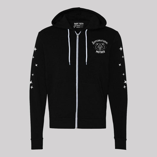 Supernatural Mother Cat Zip-Up Hoodie - Baby Teith