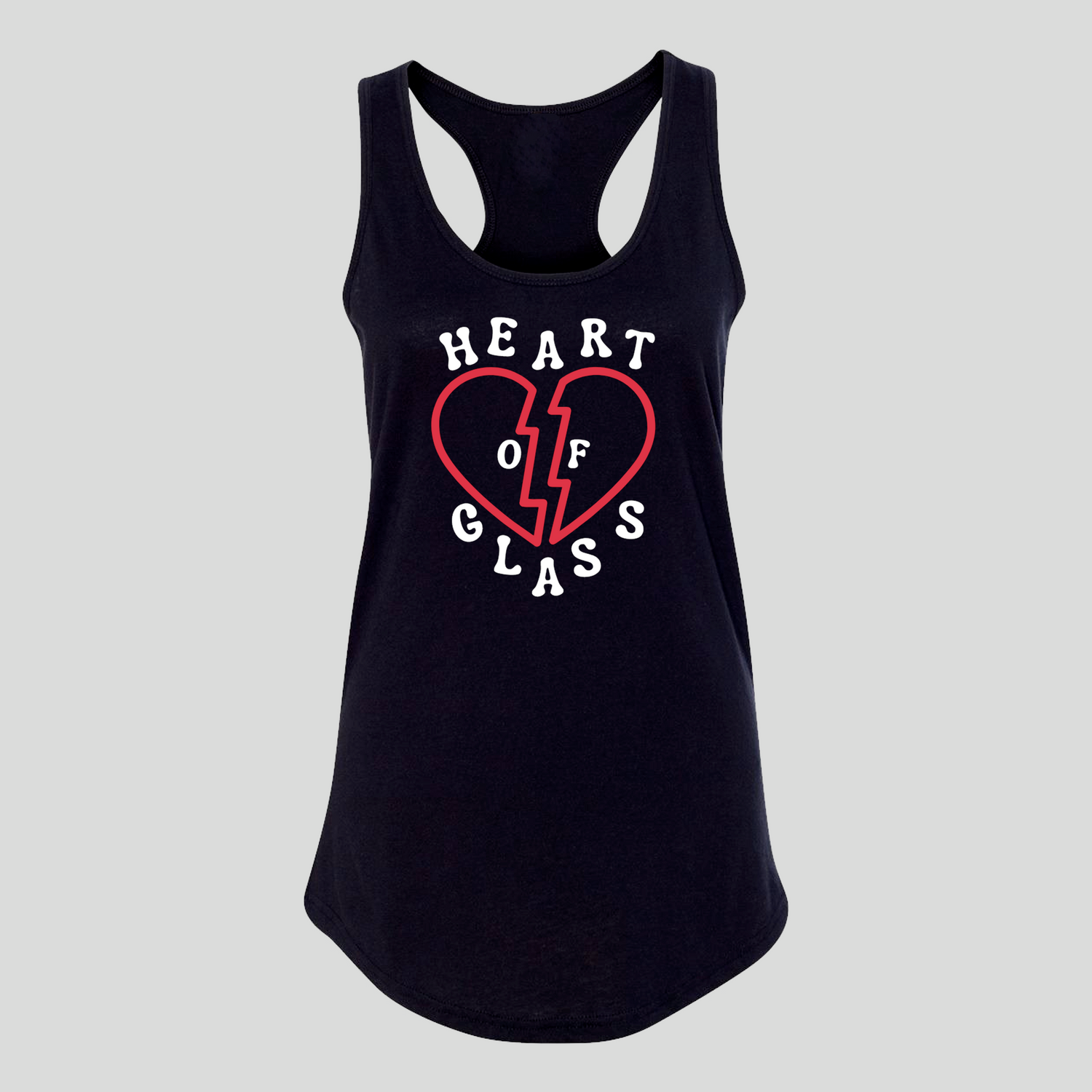 Heart of Glass Racerback Tank - Baby Teith