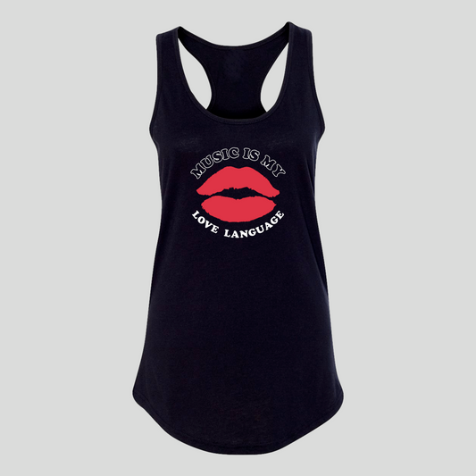 Music is My Love Language Racerback Tank - Baby Teith
