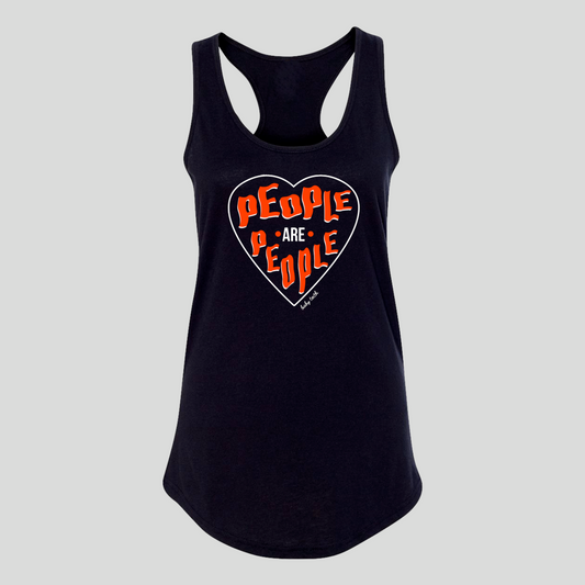 People Are People Racerback Tank - Baby Teith