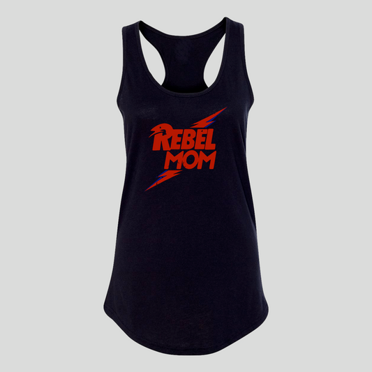 Rebel Mom Racerback Tank - Baby Teith