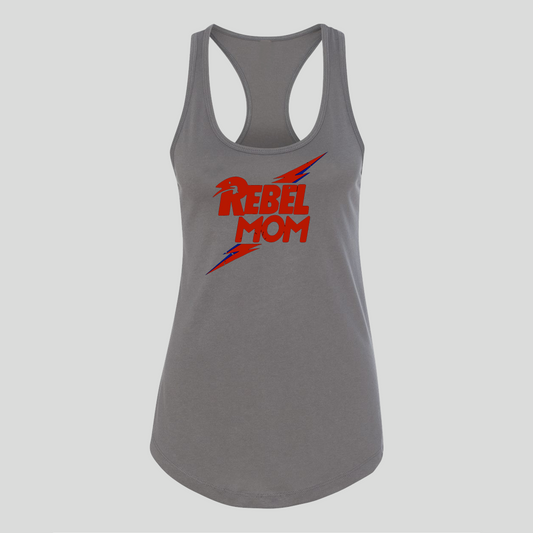 Rebel Mom Racerback Tank - Baby Teith