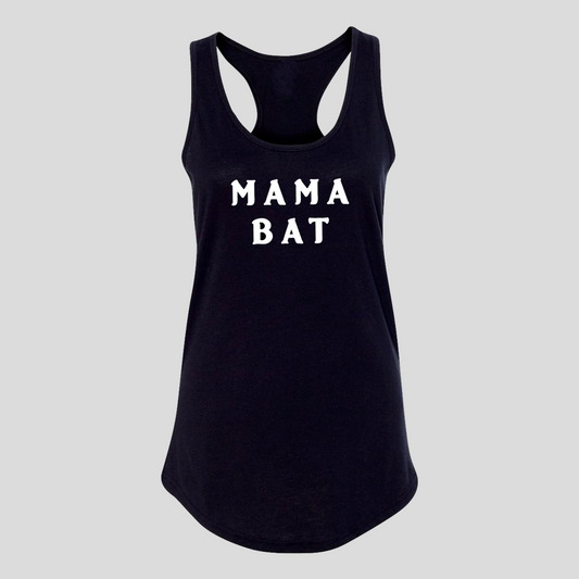 Mama Bat Racerback Tank - Baby Teith