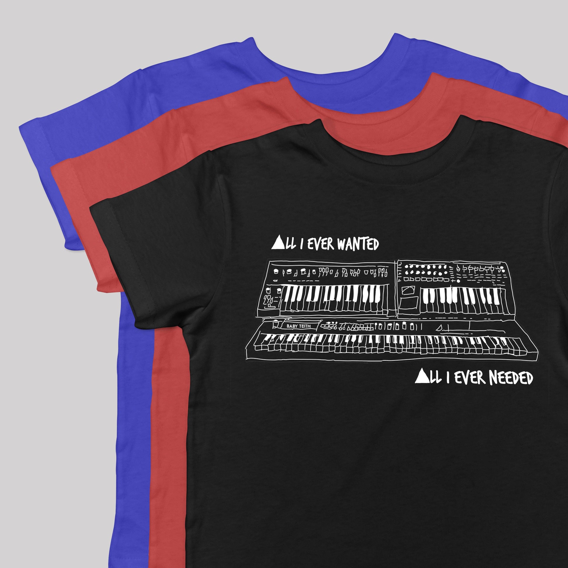 "All I Ever Wanted" Synth tee Inspired by Depeche Mode - Baby Teith