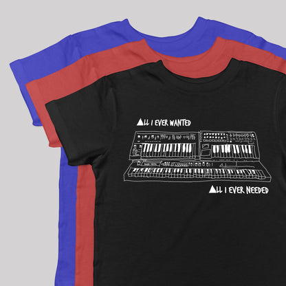"All I Ever Wanted" Synth tee Inspired by Depeche Mode - Baby Teith