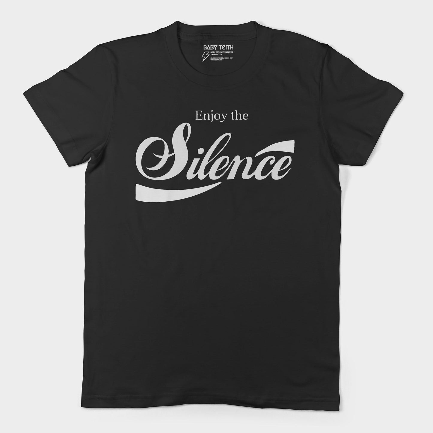 Enjoy the Silence Unisex Tee for Adults (2 Colors) - Baby Teith
