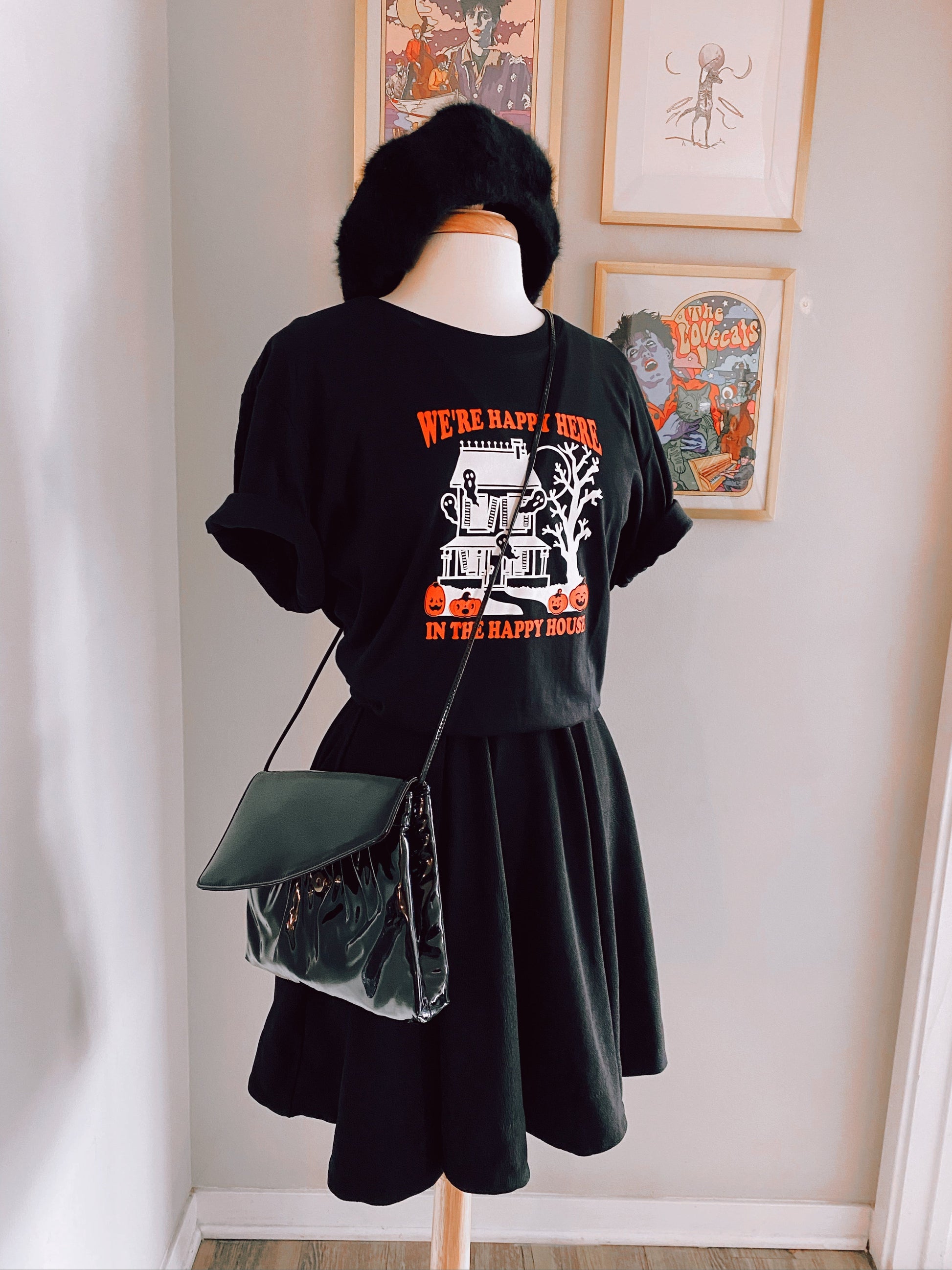 Happy Haunted House Halloween Unisex Tee for Adults - Baby Teith