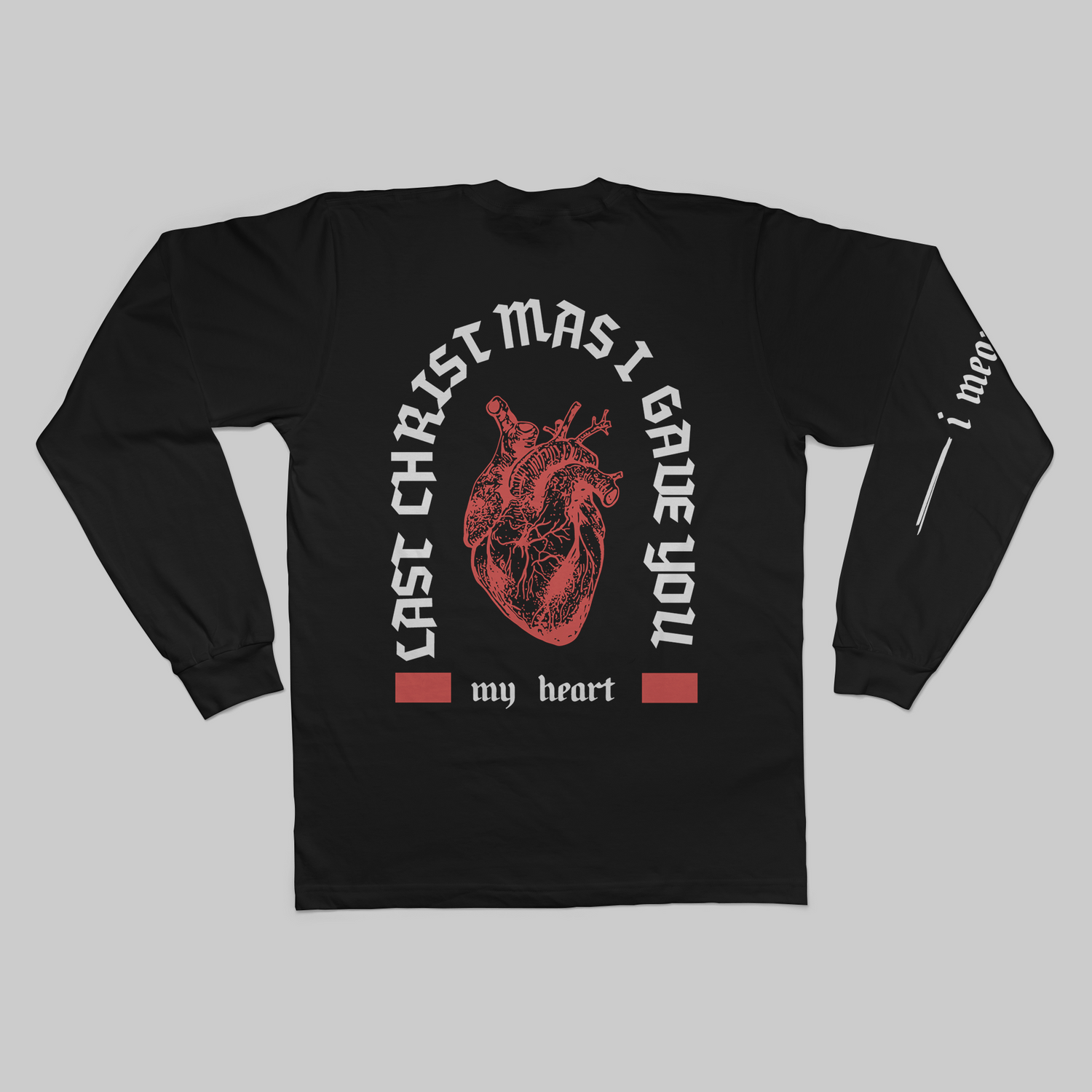 Last Christmas Long Sleeve Adult Tee - Baby Teith