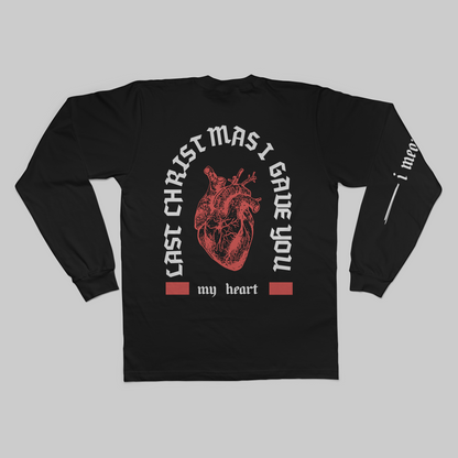 Last Christmas Long Sleeve Adult Tee - Baby Teith