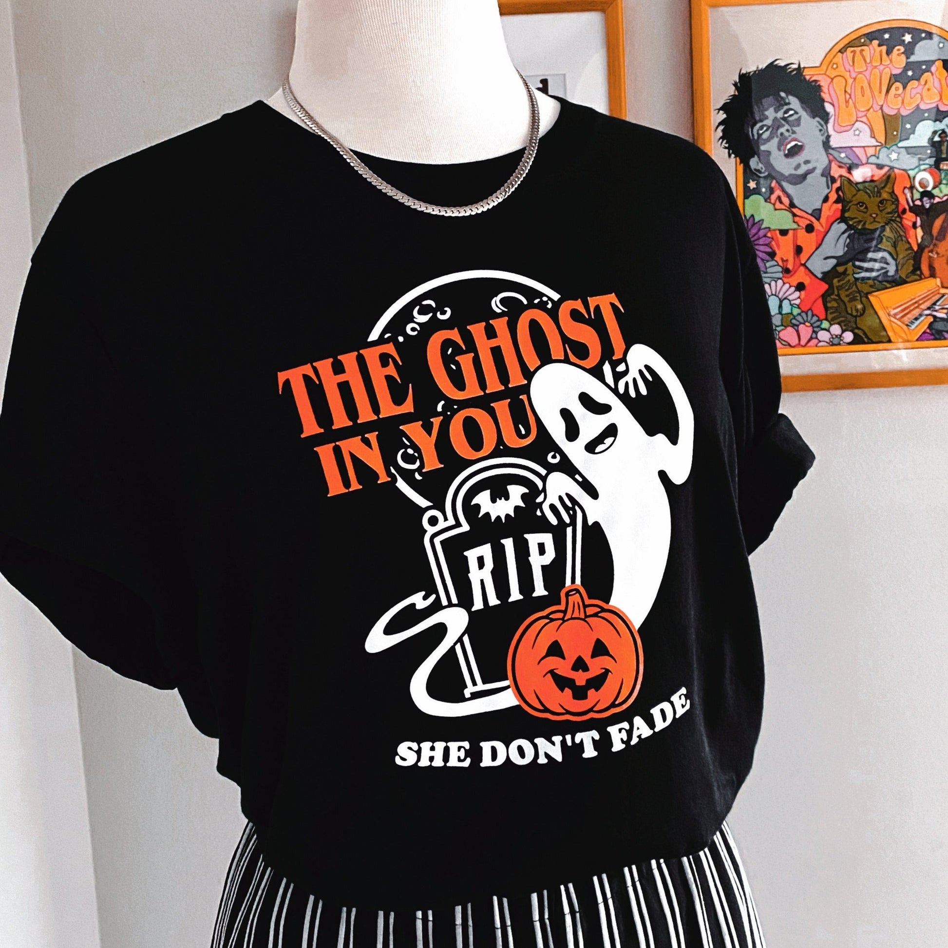 The Ghost In You Halloween Unisex Tee for Adults - Baby Teith