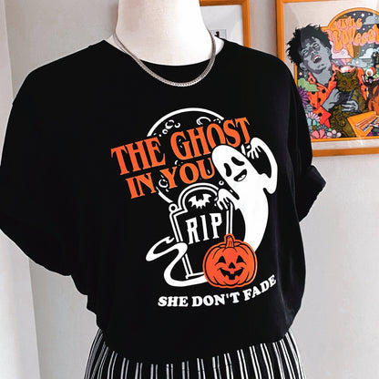 The Ghost In You Halloween Unisex Tee for Adults - Baby Teith