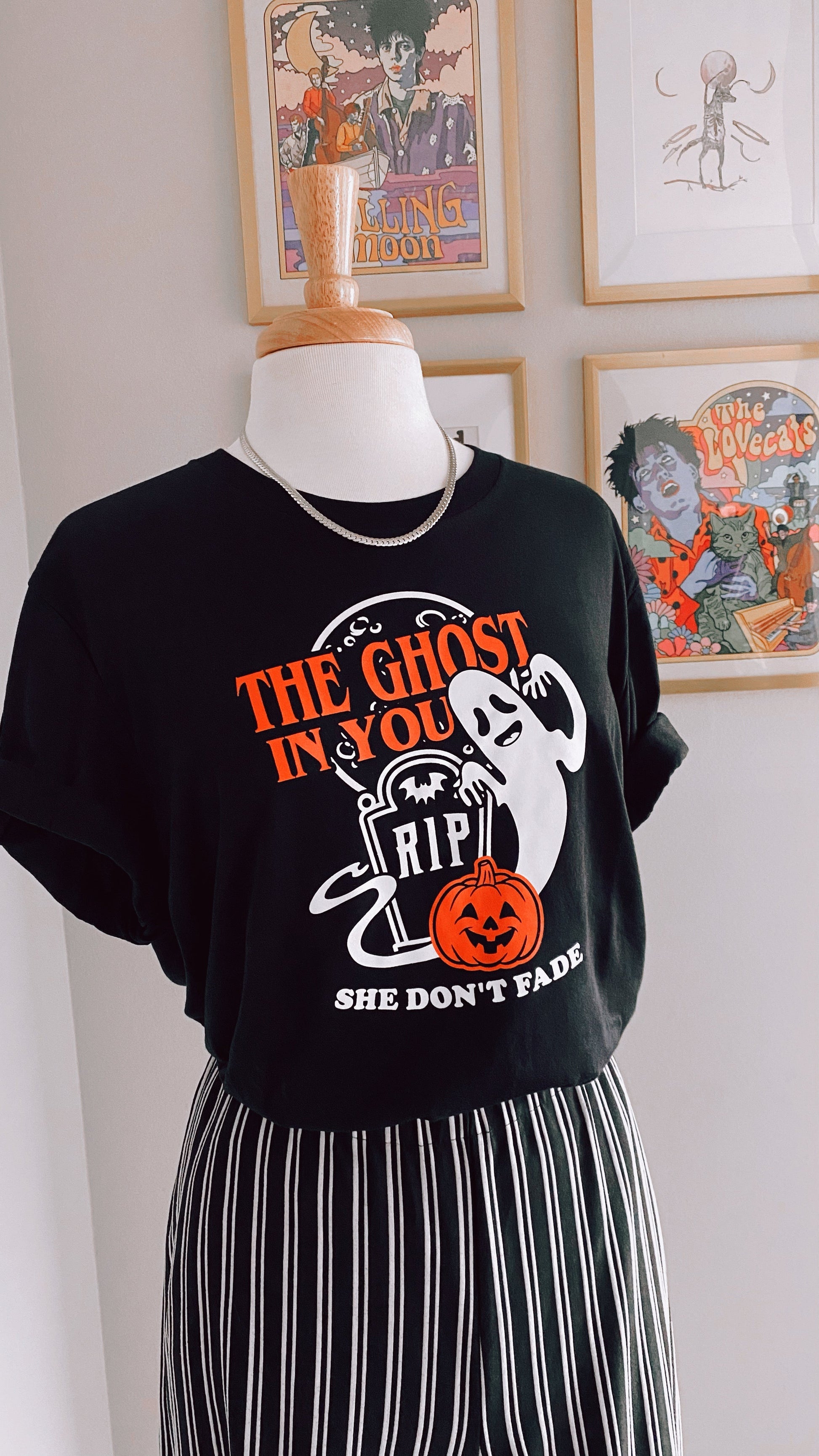 The Ghost In You Halloween Unisex Tee for Adults - Baby Teith
