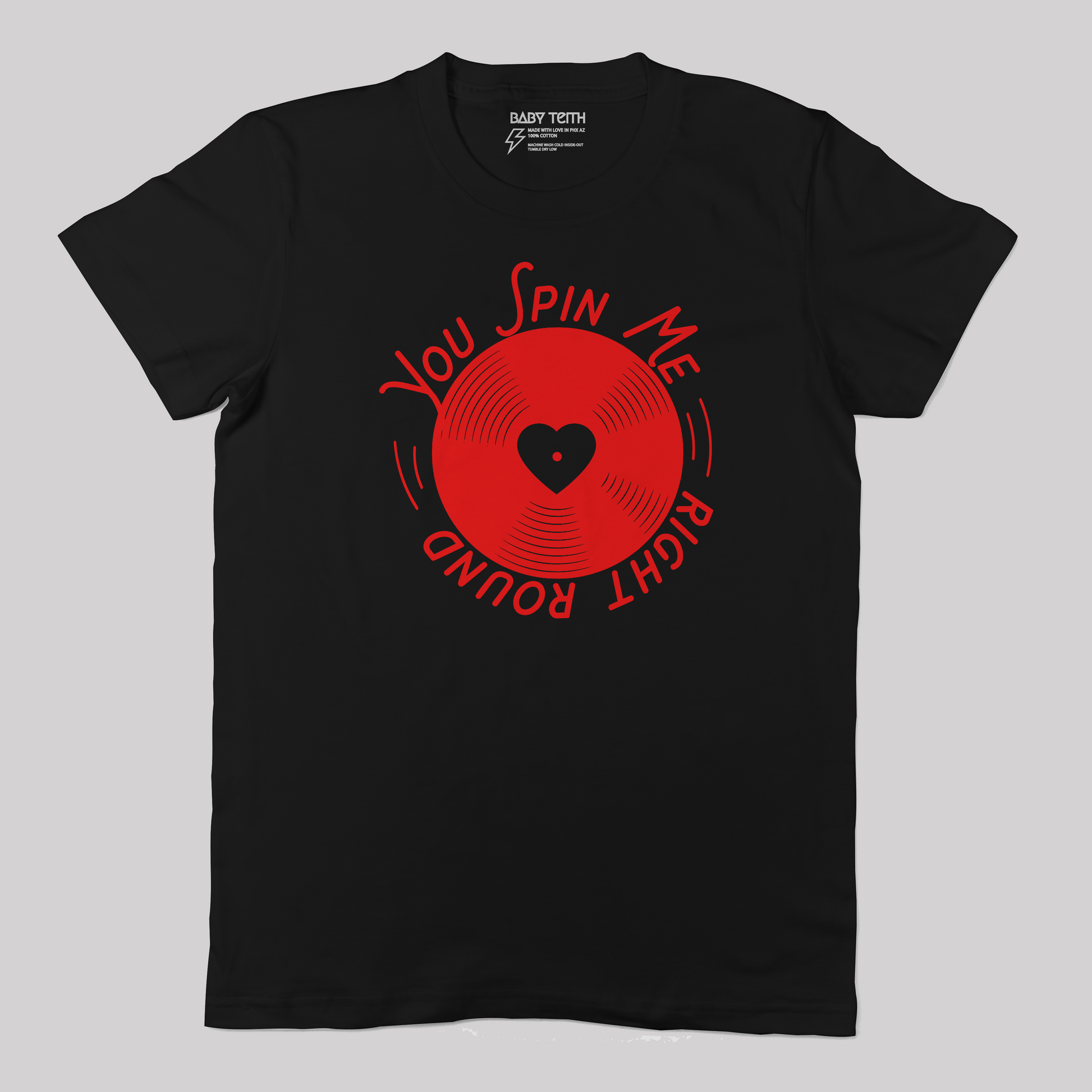 You Spin Me Unisex Tee for Adults (3 Colors) - Baby Teith