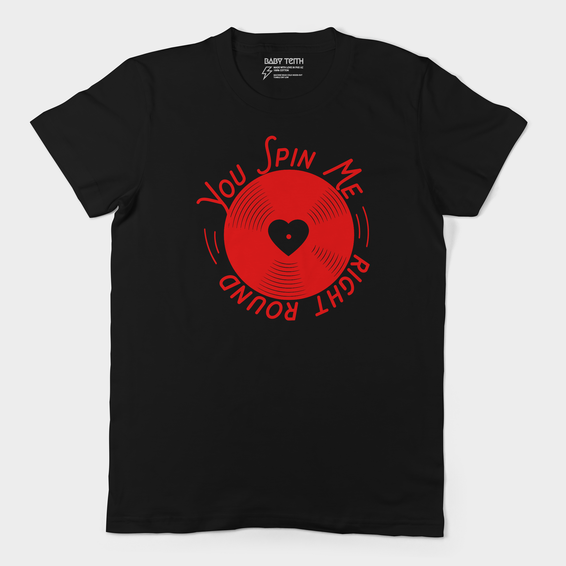 You Spin Me Unisex Tee for Adults (3 Colors) - Baby Teith