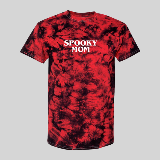 Spooky Mom Tie Dye Tee - Baby Teith