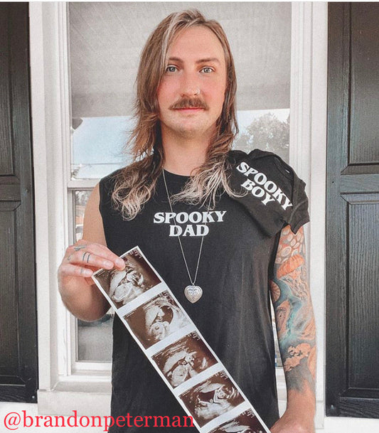 Spooky Dad Muscle Tee - Baby Teith
