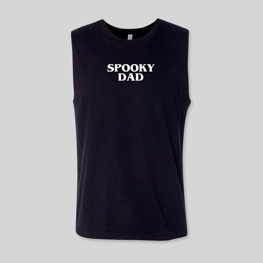 Spooky Dad Muscle Tee - Baby Teith