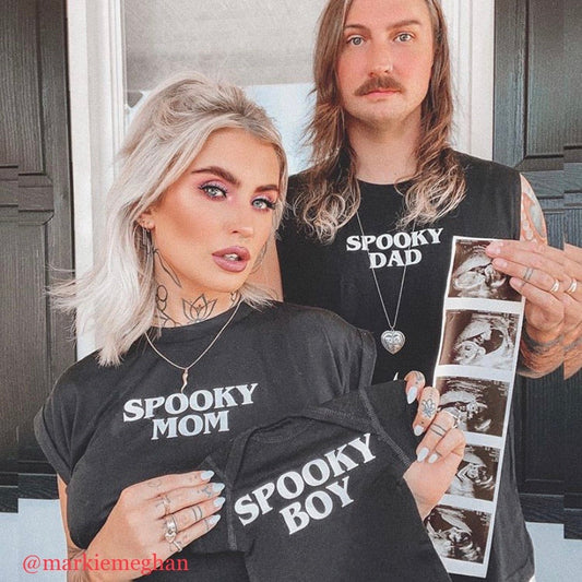 Spooky Mom Muscle Tee - Baby Teith