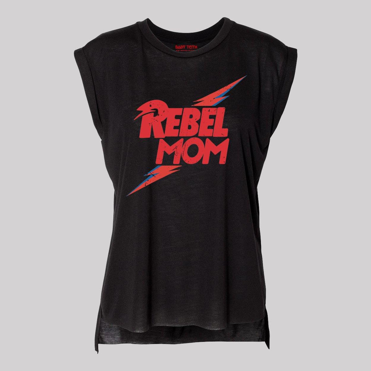 Rebel Mom Muscle Tee (2 Colors) - Baby Teith