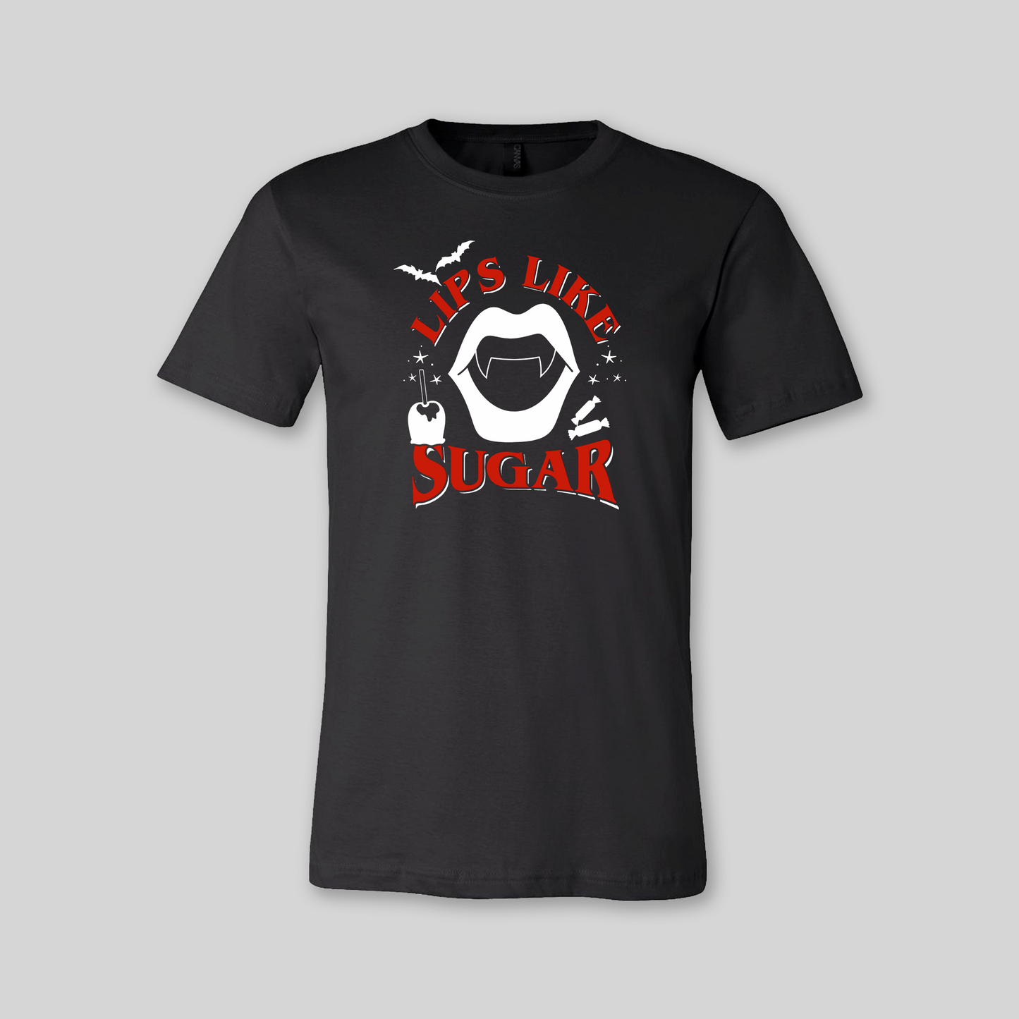 Lips Like Sugar Halloween Unisex Tee for Adults