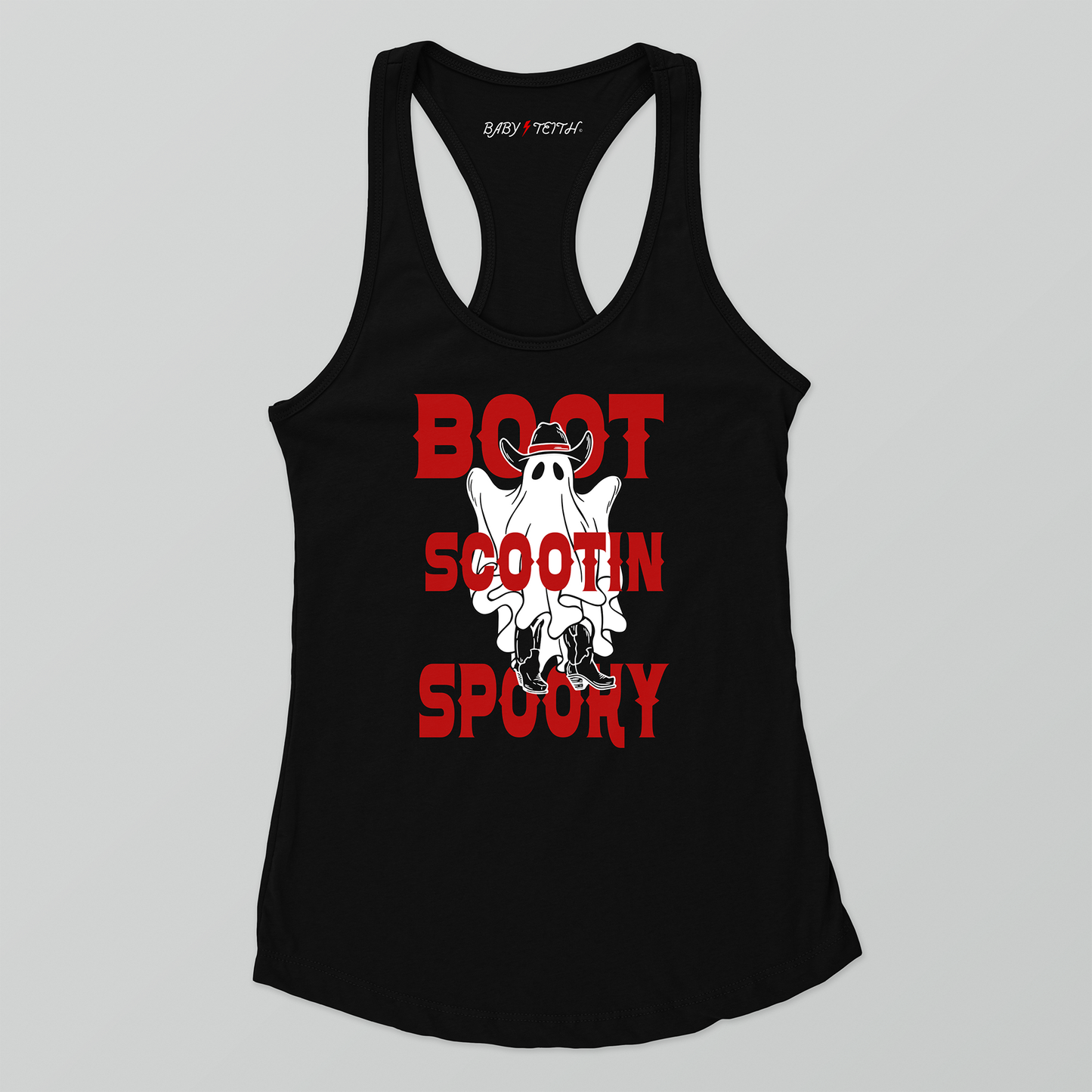 Boot Scootin Spooky Racerback Tank