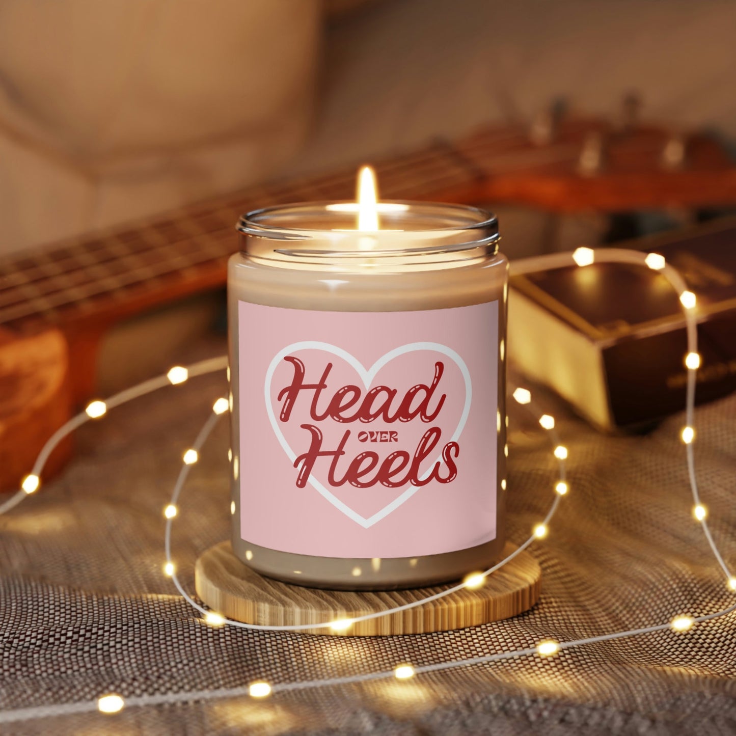 Head Over Heels Hand-Poured Vegan Candle